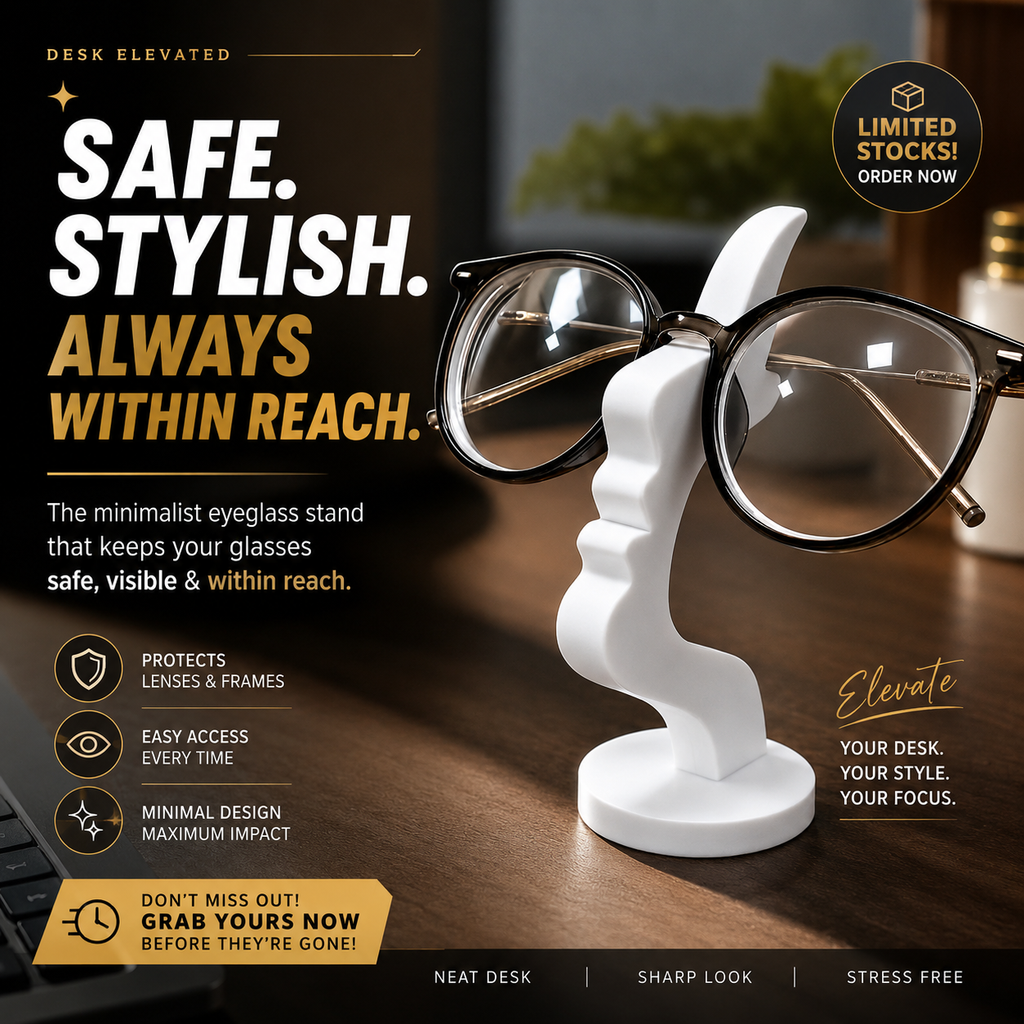Art Face Glasses Stand