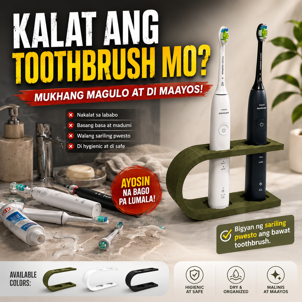 Toothbrush Holder | 34 mm Max Handle Diameter