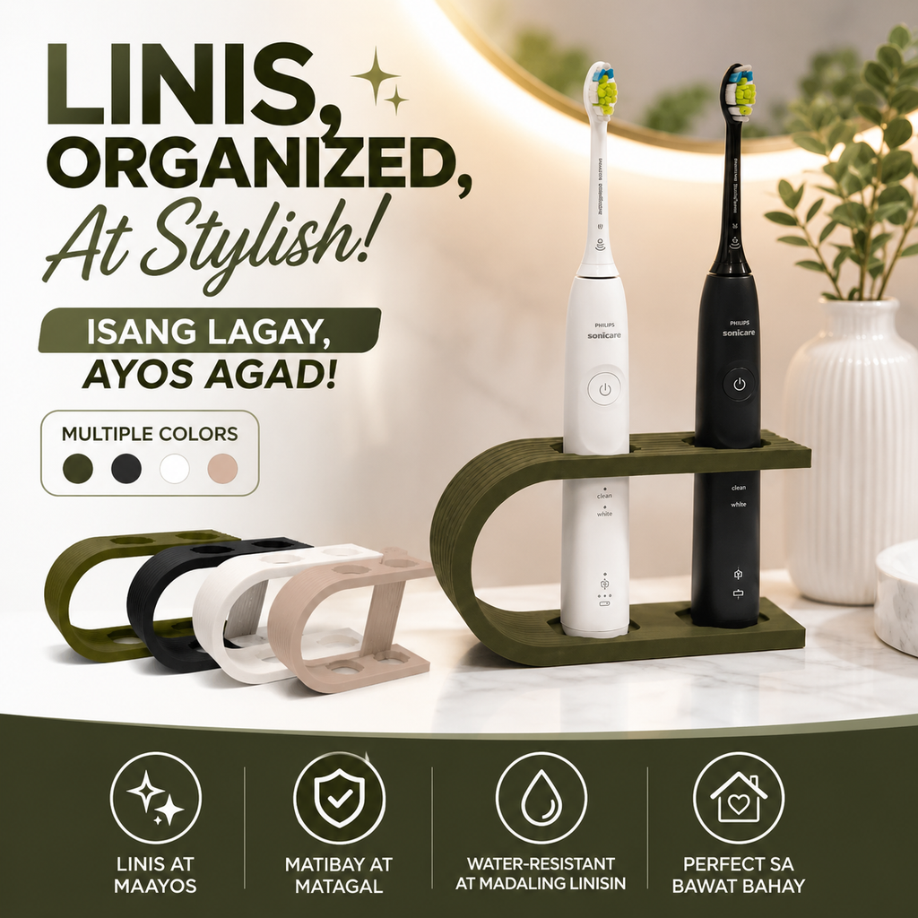Toothbrush Holder | 34 mm Max Handle Diameter
