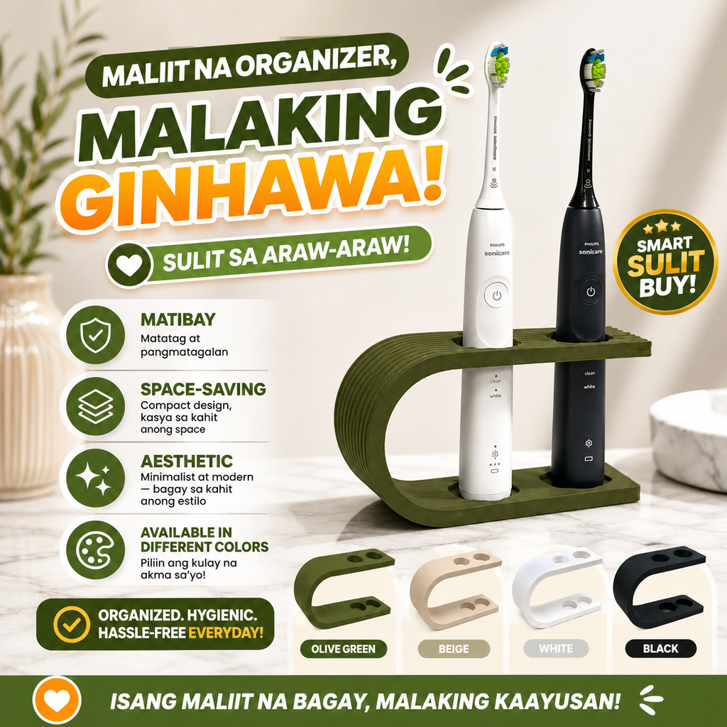 Toothbrush Holder | 34 mm Max Handle Diameter