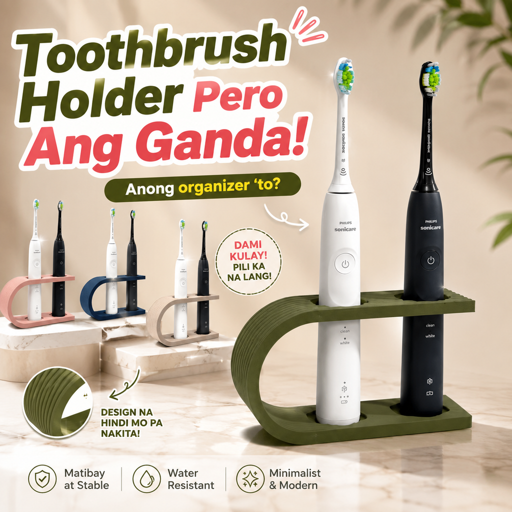 Toothbrush Holder | 34 mm Max Handle Diameter