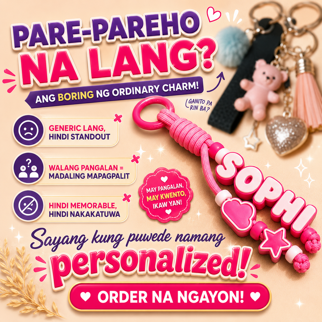 PERSONALIZED PARACORD CHUNKY NAME KEYCHAIN | CUSTOM NAME BAG CHARM | BOTTLE CHARM