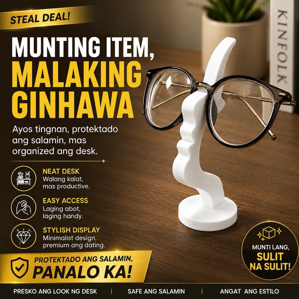Art Face Glasses Stand