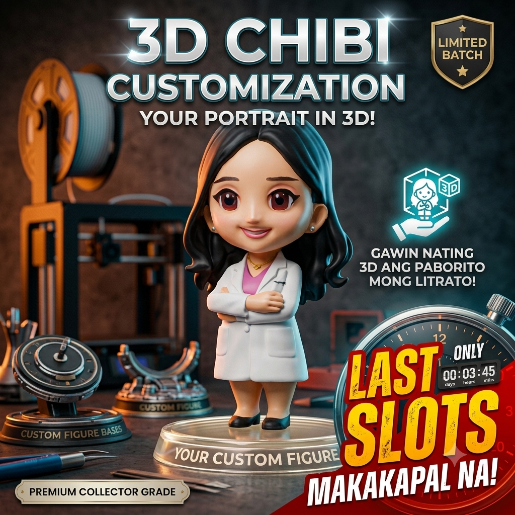 3D CHIBI CUSTOMIZED 3D PRINTED FIGURE UNIQUE PERSONALIZED DESIGN IDEAL FOR COLLECTORS AND FANS CHIBI ART