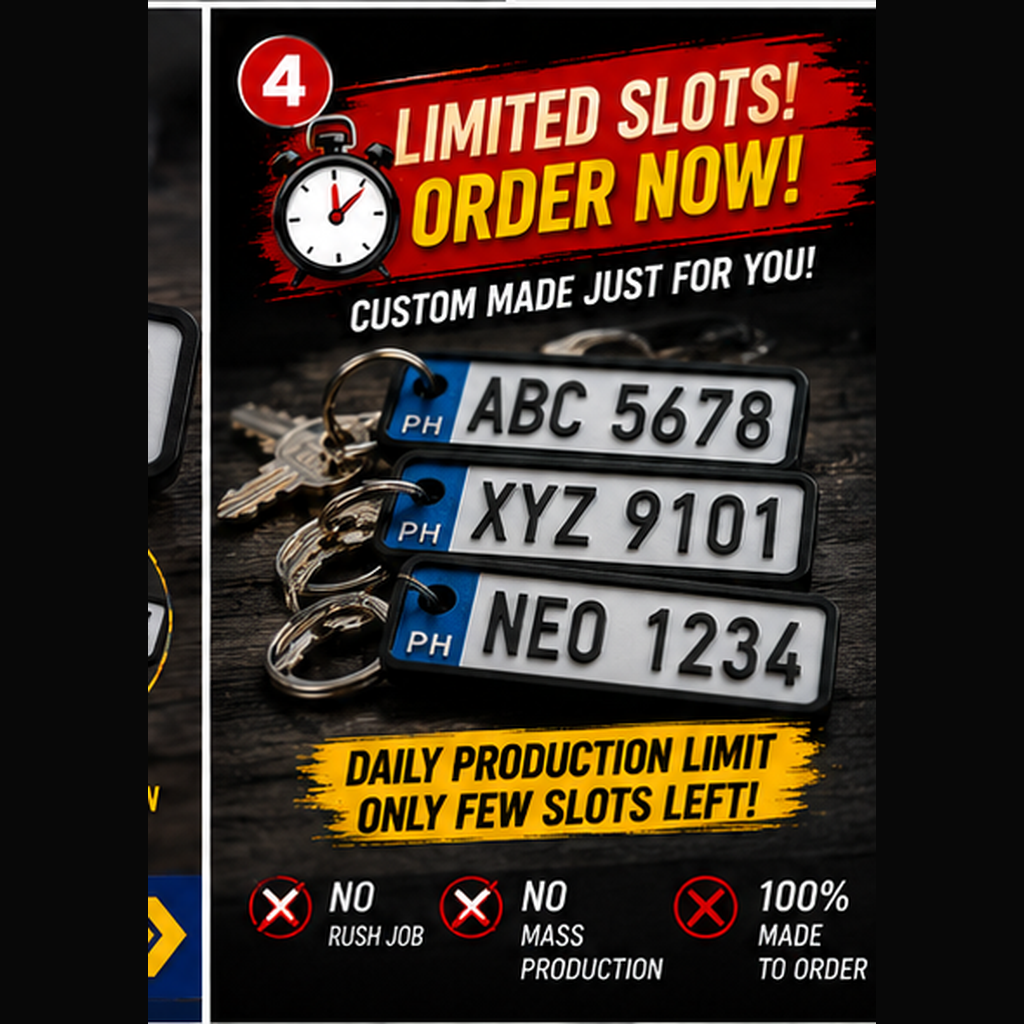Custom Car Plate Tag